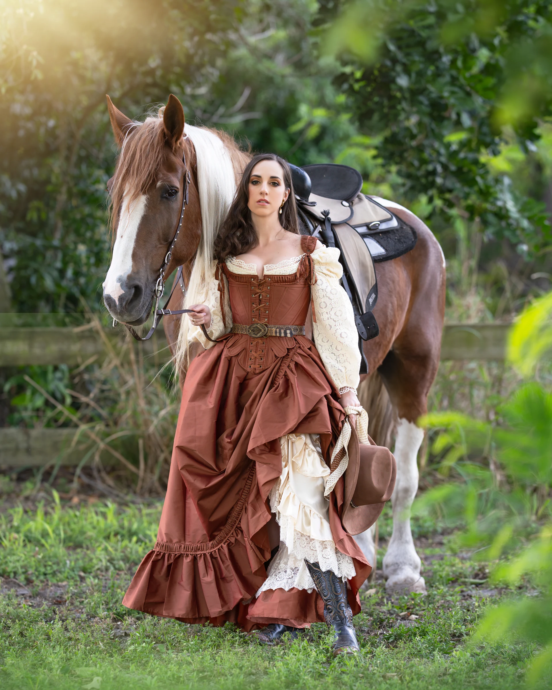 Olya with Horses — photograph 15 by Irina Chernousova
