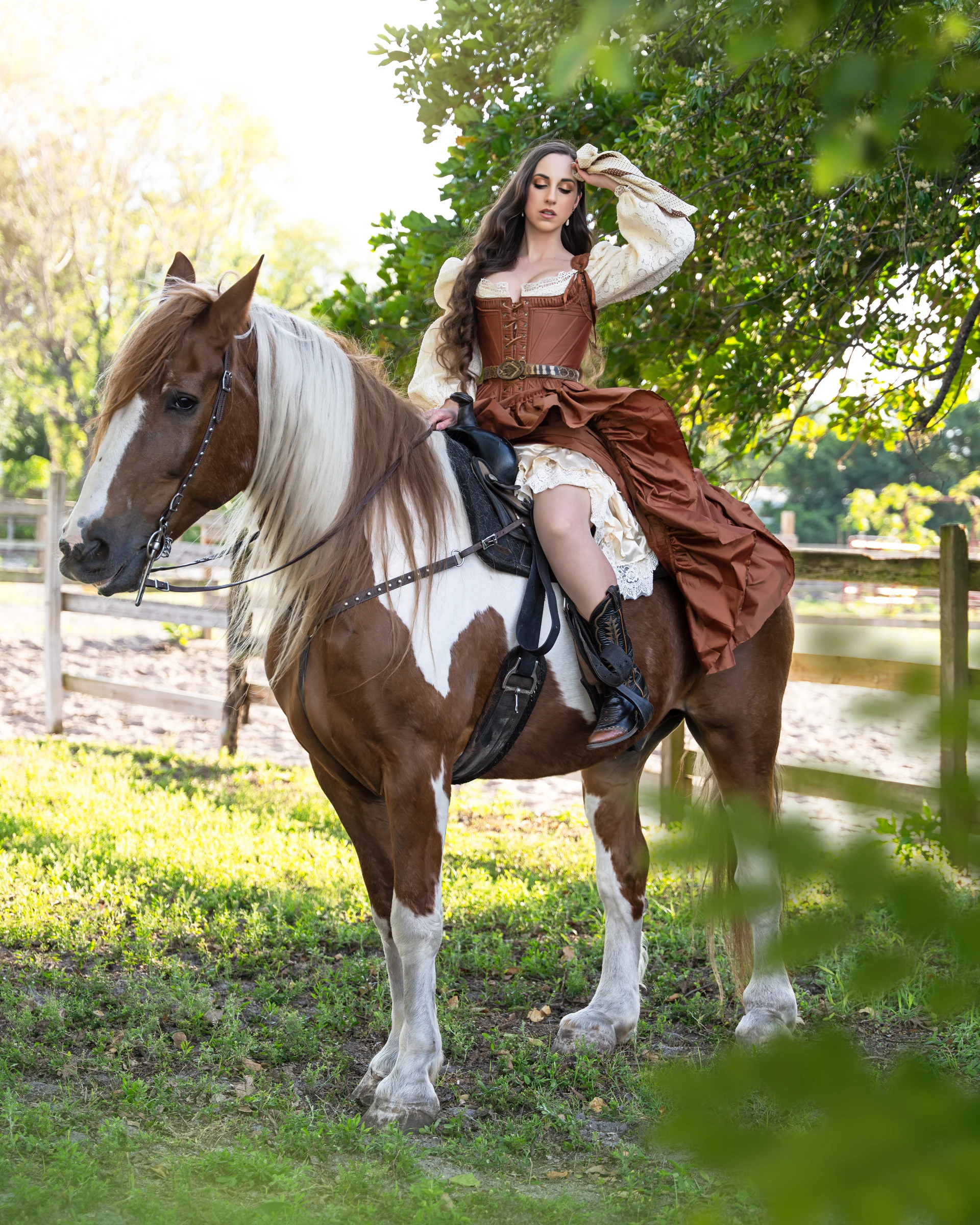 Olya with Horses — photograph 18 by Irina Chernousova