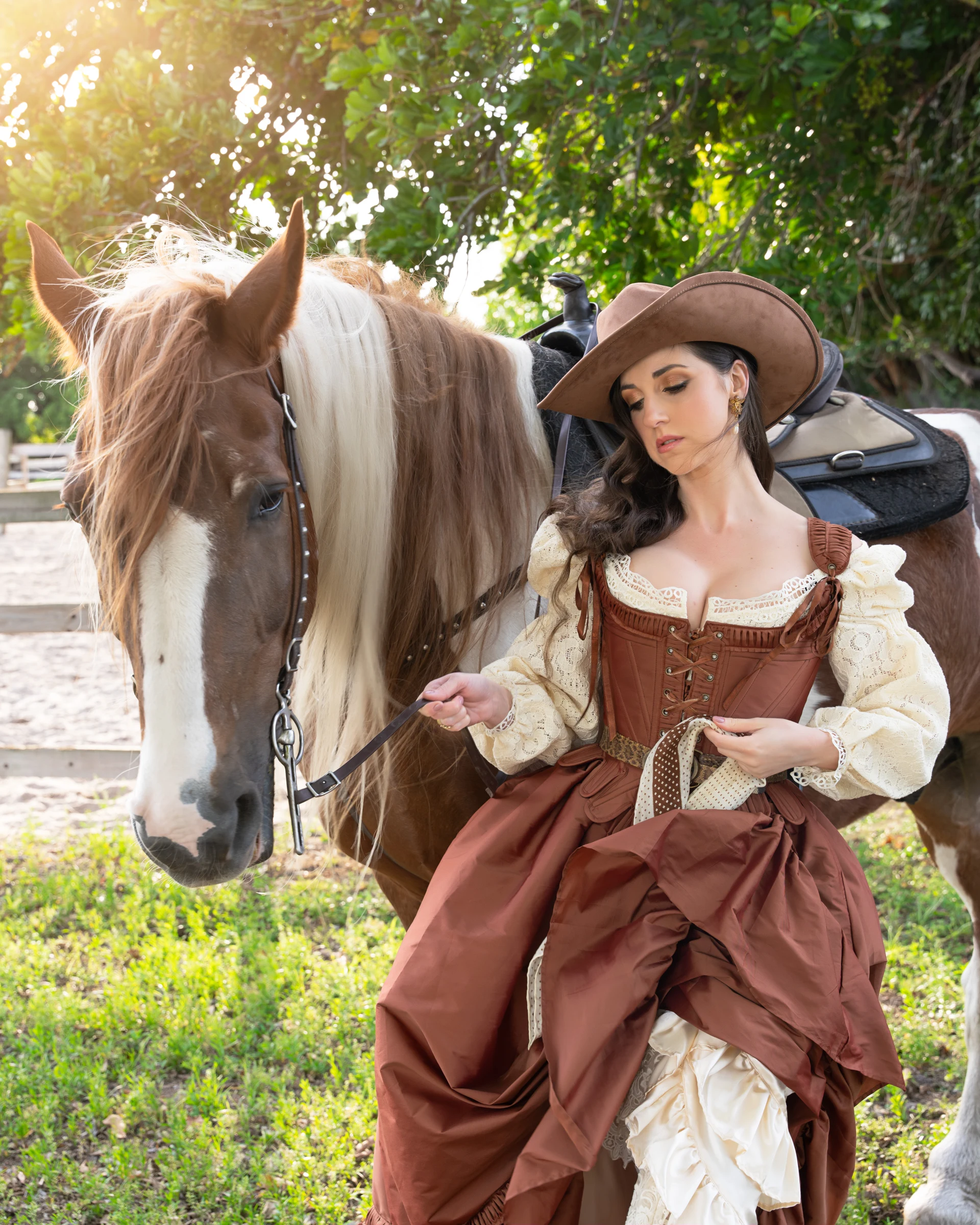 Olya with Horses — photograph 11 by Irina Chernousova