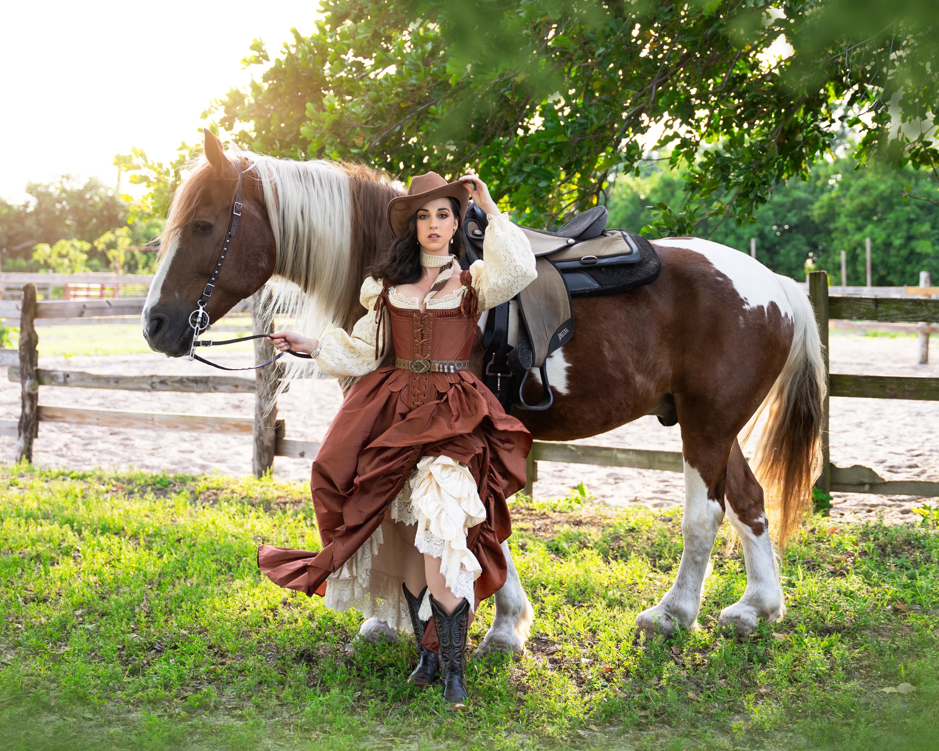 Olya with Horses — photograph 9 by Irina Chernousova