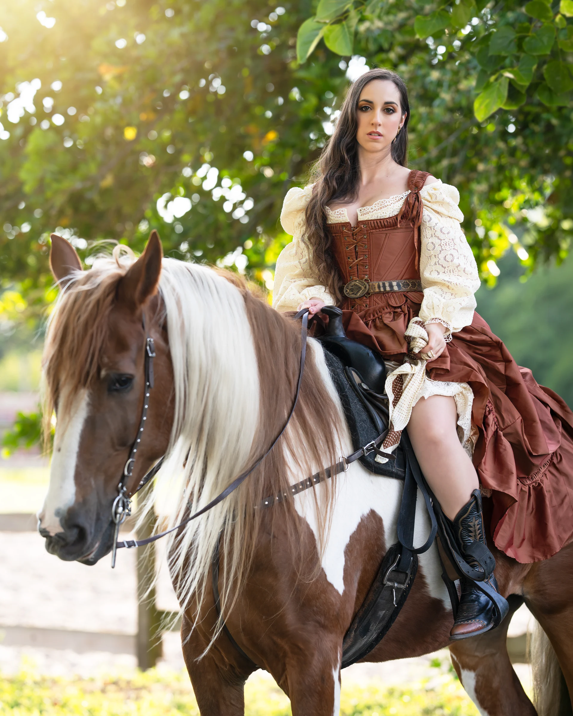 Olya with Horses — photograph 17 by Irina Chernousova