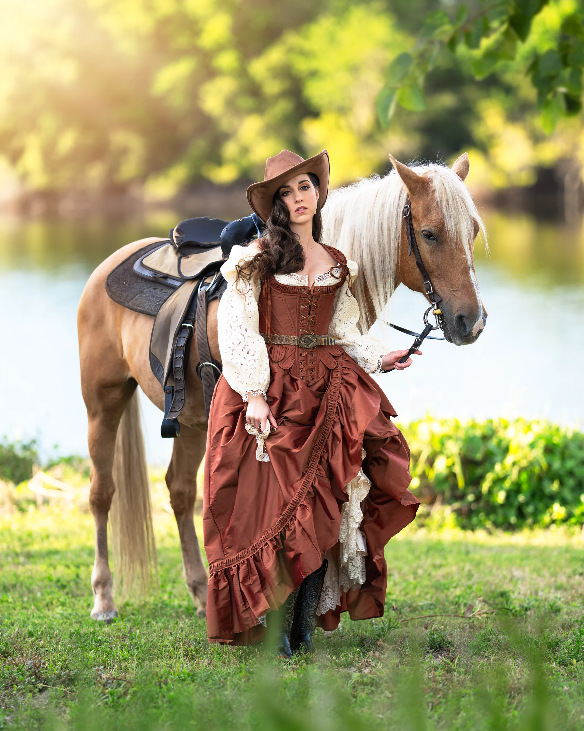 Olya with Horses — photograph 29 by Irina Chernousova
