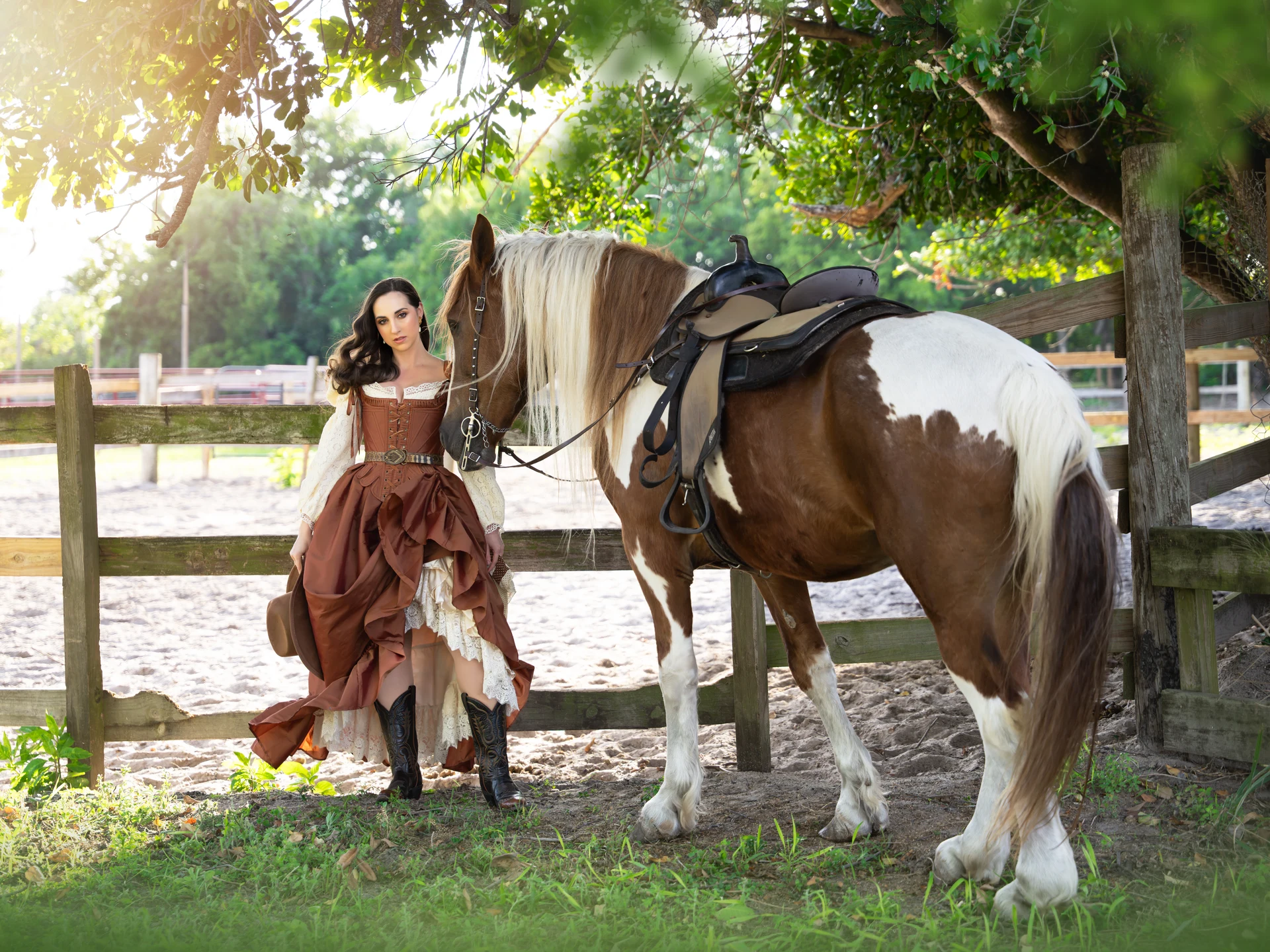 Olya with Horses — photograph 21 by Irina Chernousova
