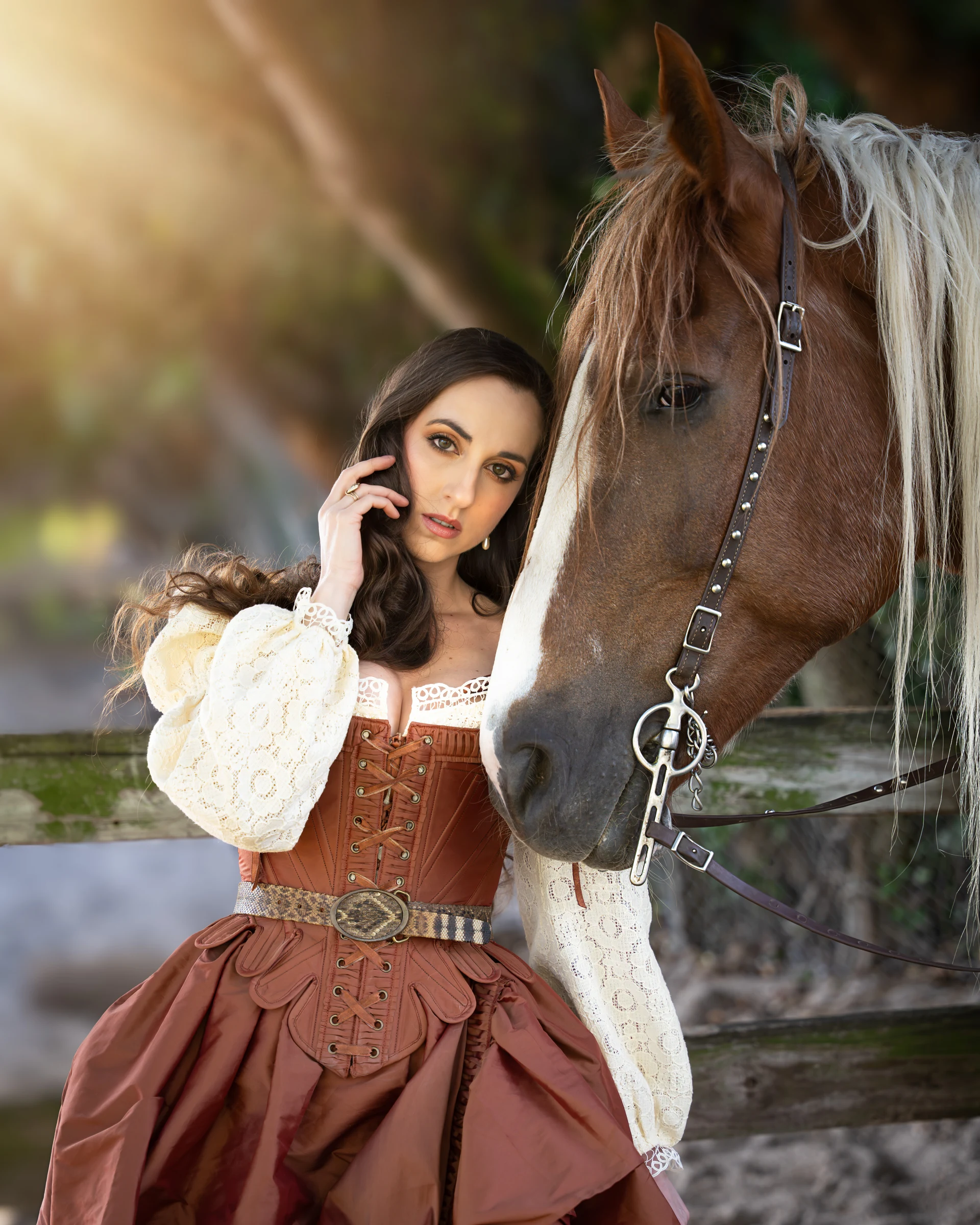 Olya with Horses — photograph 23 by Irina Chernousova