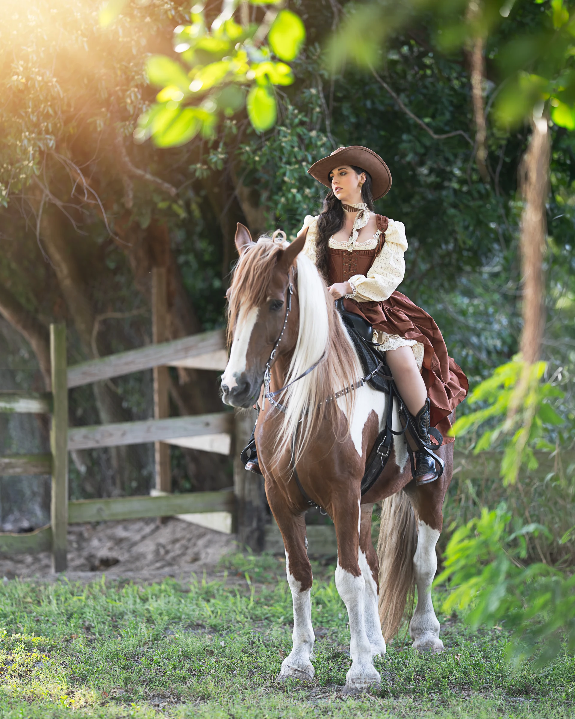 Olya with Horses — photograph 16 by Irina Chernousova