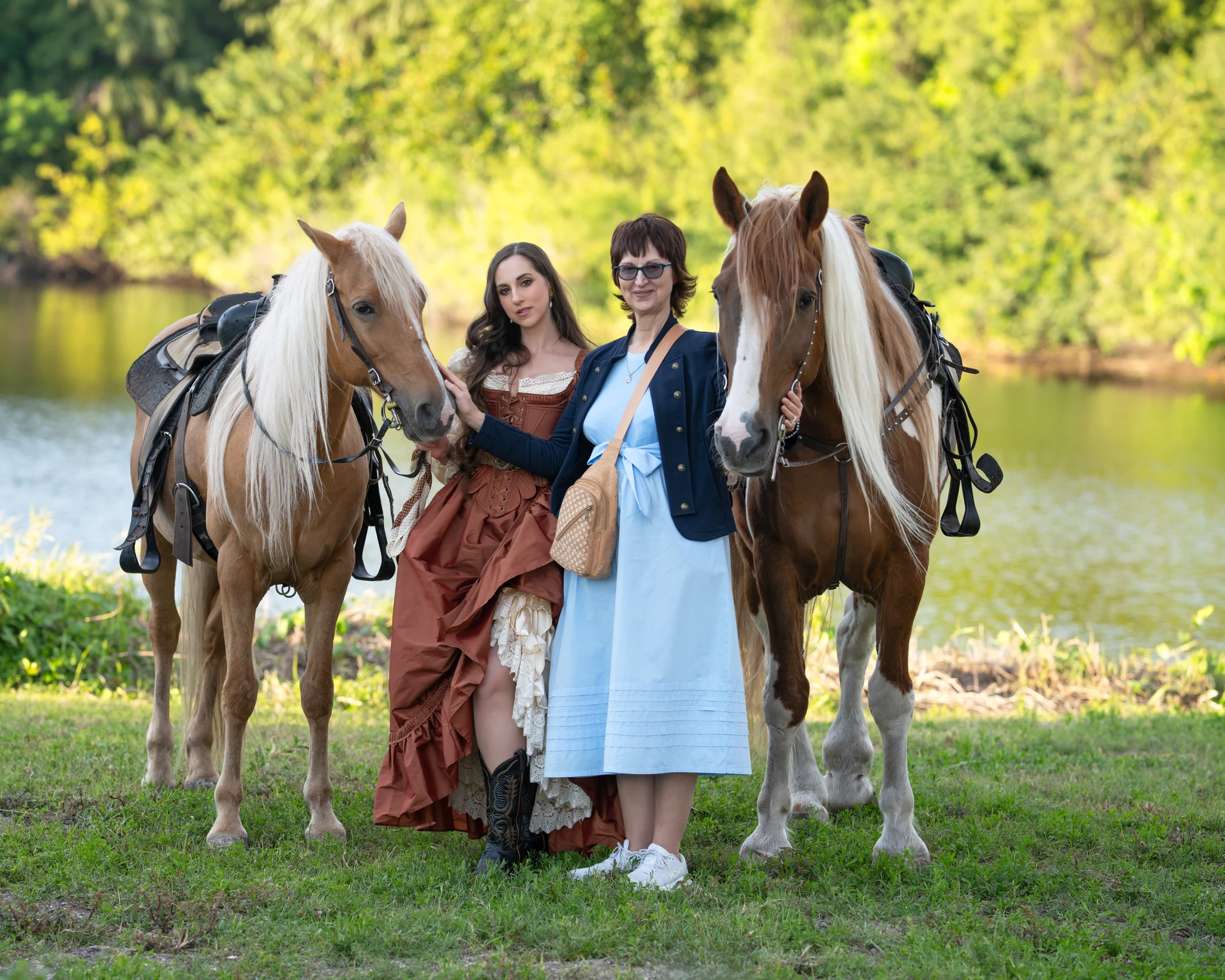 Olya with Horses — photograph 39 by Irina Chernousova