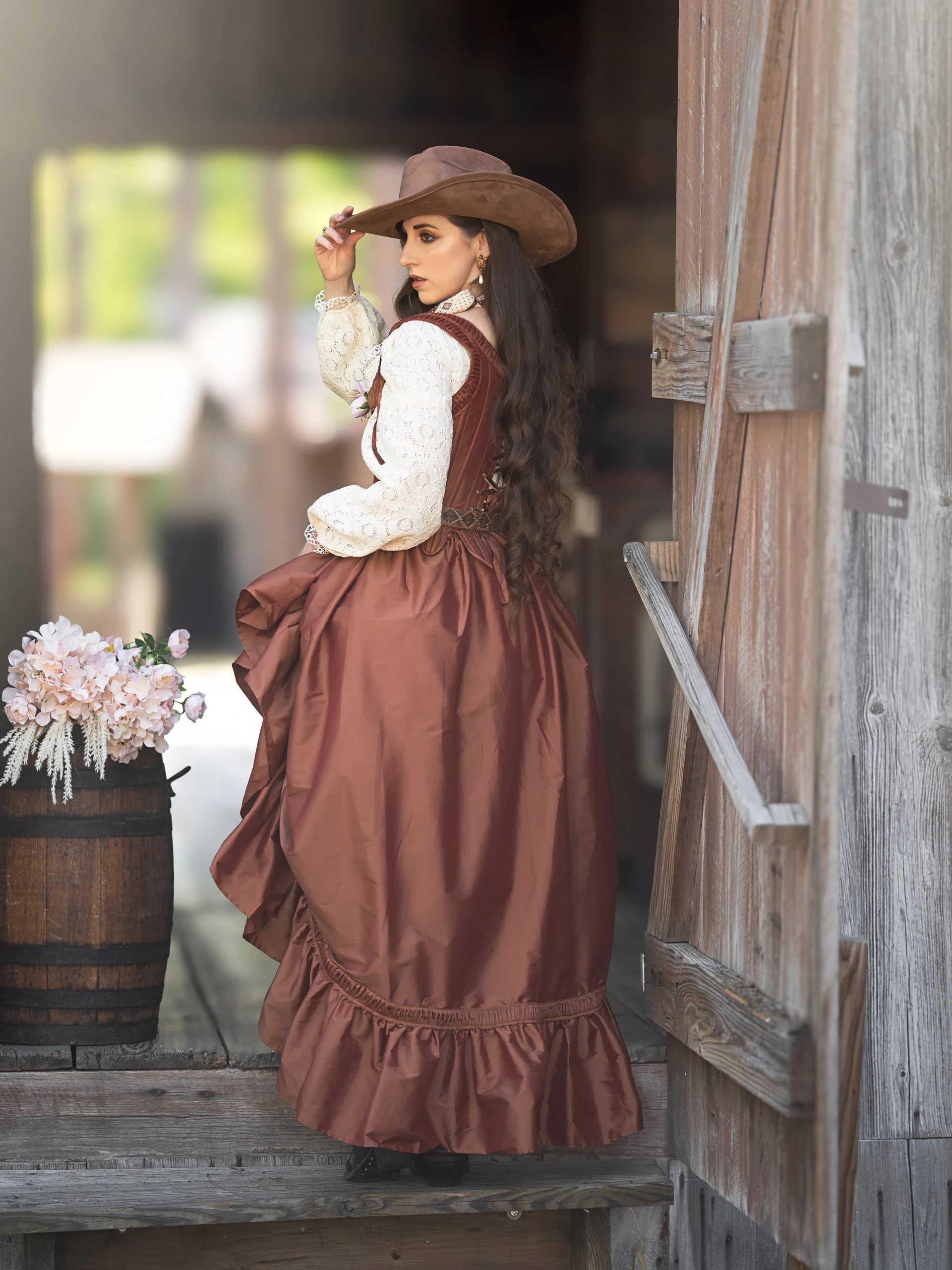Olya with Horses — photograph 2 by Irina Chernousova